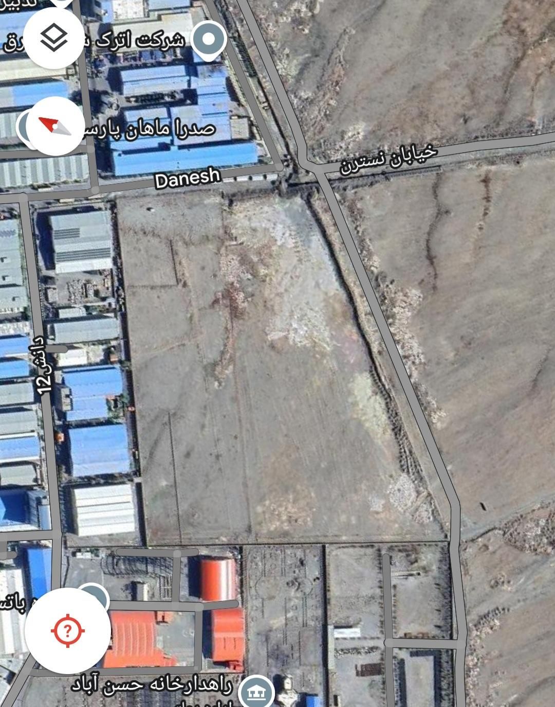 شهرک صنعتی فردوسی -1800متر زمین با مجوزکارخانه